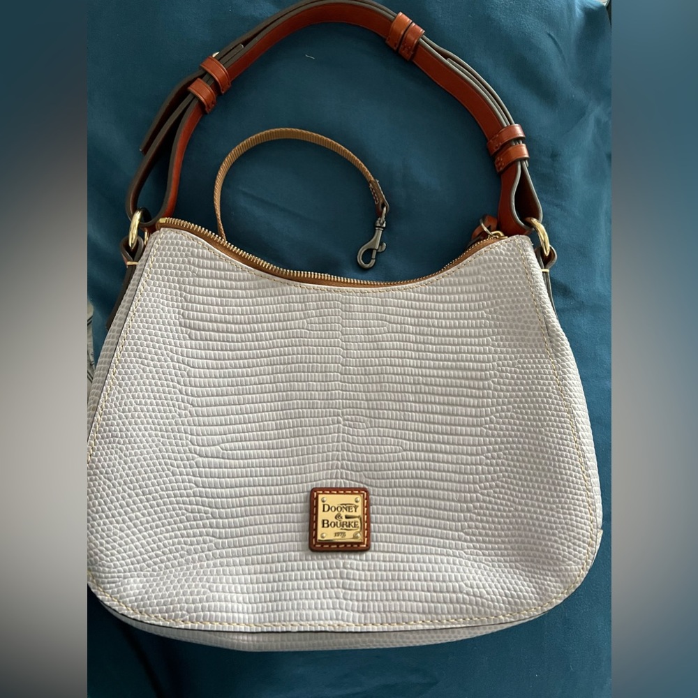 Dooney and Bourke Lizard Embossed Hobo (Lilac)